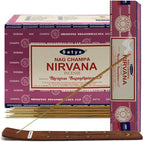 Nirvana Incense Sticks and Incense Stick Holder Bundle Insence Satya Incense
