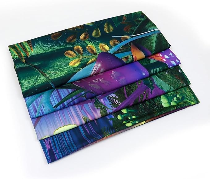 Serborlur Blacklight Fantasy Forest Moon Tapestry UV Reactive Butterfly Galaxy Space Tapestries Wall Hanging Aesthetic Starry Night Backdrop for Bedroom Living Room Decor (70.8" x 92.5")