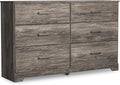Signature Design by Ashley Ralinski 6 Drawer Dresser, Warm Gray
