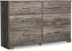 Signature Design by Ashley Ralinski 6 Drawer Dresser, Warm Gray