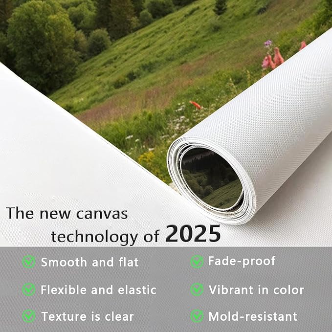YXIMOX Custom Art Print on Premium Canvas, Personalized with Your Image or Design, Large Wall Decor for Living Room, Office, Bedroom, Custom Canvas Artwork(Unframe) (Unframe, 22"x34")