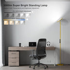 SUNMORY Floor Lamps for Living Room, 32W/3000LM Super Bright LED Floor Lamp with Remote Control, 69" Tall Standing Lamp with Stepless Dimmable, Modern Torchiere Corner Lamp for Bedroom, Office