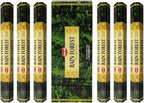Rain Forest Incense Sticks and Incense Stick Holder Bundle Insence Insense Hem Incense Sticks