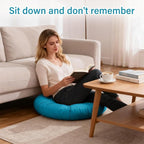 Tiita Outdoor Cushions Square Floor Pillow Thicken Tufted Seat Pad Large Floor Cushion for Yoga Meditation Living Room