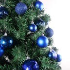 24Pcs Christmas Balls Ornaments for Xmas Tree - Shatterproof Christmas Tree Decorations Medium Hanging Ball Blue 2.5in x 24 Pack
