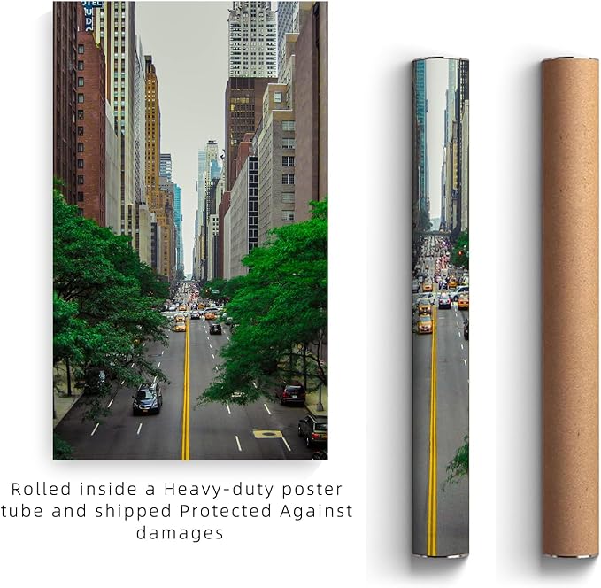 YXIMOX Custom Art Print on Premium Canvas, Personalized with Your Image or Design, Large Wall Decor for Living Room, Office, Bedroom, Custom Canvas Artwork(Unframe) (Unframe, 20"x40")
