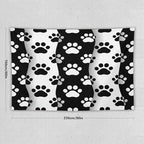 VUMIVI Pet Paws Tapestry Cute Puppy Kitten Black White Animal Paws Modern Funny Art Tapestry Wall Hanging for Living Room Bedroom Dorm Classroom Aesthetic Decor W90xL60in