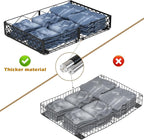NADAMOO Under Bed Storage with Wheels, 1 Pack Rolling Under Bed Storage Containers, Foldable Metal Under the Bed Organizer Bins for Bedroom Clothes Shoes Blankets | with Wheels, 1 Pack, Rolling, Foldable, for Bedroom, Clothes