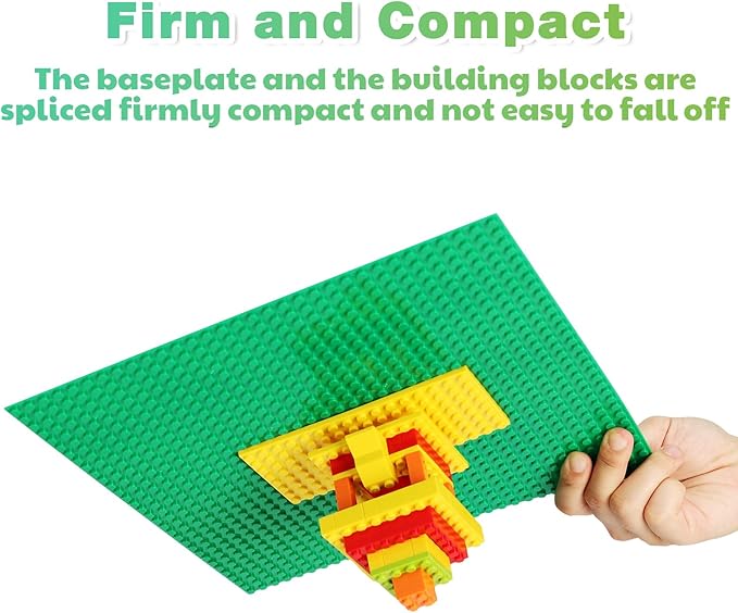 Lekebaby 1546 Pieces Classic Building Blocks 34 pcs Baseplates Creative Bulk Building Bricks Sets, Compatible with All Major Brands, Educational Toy for Boys Girls 6 Years Old and Up