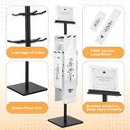 Wet Umbrella Bags Stand with Free 400 Umbrella Bags Disposable,Umbrella Holder for Entryway,Dual Size Umbrella Bags Disposable with Stand,Commercial Wet Umbrella Bag Wrapper Stand Indoor Entryway