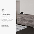 Signature Design by Ashley Ralinski 6 Drawer Dresser, Warm Gray