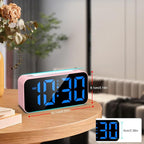Loud Alarm Clocks for Bedrooms Heavy Sleepers, Digital Clock with Night Light, Large Display, Dual Alarm, Snooze, Dimmable Bedside Alarm Clock for Kids Teens Boys Girls