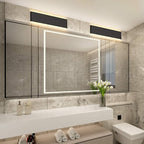 Aipsun 20W/24in Rectangular LED Black Modern Wall Sconce Horizontal Up and Down Wall Mount Light for Indoor Vanity Bar Light Bedroom Living Room Bathroom Home Lighting Fixtures (Warm White 3000K)