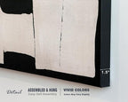 Black Wall Art Large Wall Decor Picture for Living Room Abstract Canvas Artwork for Walls Modern Office Room Decor Paintings for Wall Decorations