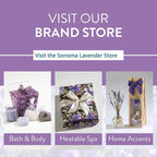 Sonoma Lavender Dried Lavender Sachet Liner for Drawers and Closets, Natural Air Freshener for Home, Suit Case, Bag, Room, and Closet