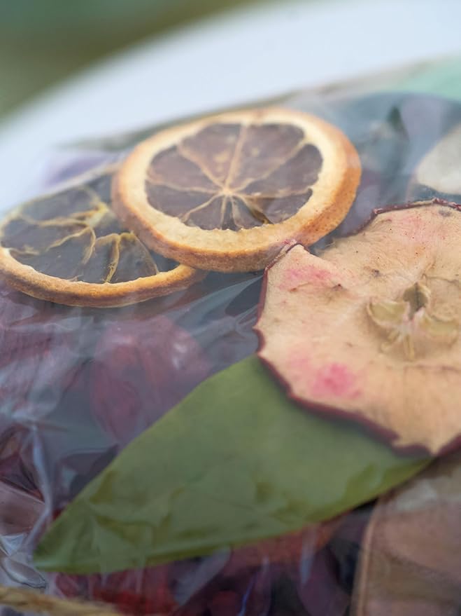 Claire Burke Apple Jack and Peel Potpourri Bag, Decorative Fall Fragrance for Home, 64 oz