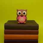Sweethearts Figurine – Miniature Home Accent, Small Tabletop Ornament for Shelf, Desk, or Living Room Décor – Owl