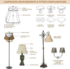 Royal Designs, Inc. BSO-719-10EG Drum Basic Lamp Shade, 9 x 10 x 10, Eggshell