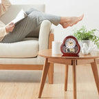 Mantel Clocks for Living Room Mantel Clocks for Living Room Quiet Mantlepiece Clock Vintage Walnut Wooden Table Clock Battery Powered Mantel Clock with Pendulum Swing for Office Desk Shelf