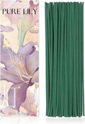 Pure Lily Luxury Japanese Incense Sticks 60sticks Bergamot Vanilla Jasmine Coreless Low Smoke Natural Charcoal Free Non Toxic Aromatherapy Meditation Calming Stress Relief Relaxation Yoga TOMORI