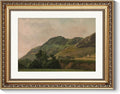 ARPEOTCY Vintage Gold Framed Wall Art Decor, 11x14 Inch Mountain Picture, Retro Landscape Wall Art for Bedroom Office Hallway, Farmhouse Bathroom Decor Aesthetic