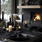 Black Taper Candle Holders for Wedding Table Centerpiece,Tall Taper Candlestick Holders Bulk Set of 6,Metal Candle Stick Holder Decor for Table or Mantel Centerpiece, Dinning, Party Home Decor
