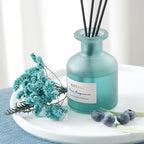 Reed Diffuser Set –Scented Diffuser with Sticks Home Fragrance Diffusers for Home Reed Diffuser for Bathroom Shelf Decor (4.06oz Bellflower)
