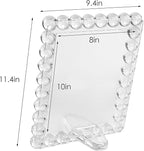Crystal 8x10Inch Picture Frame, Wedding Frame Tabletop Display, Display Pictures 8''x 10'', Comes with Gift Box