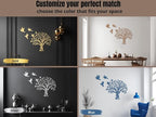 Vailla Tree of Life Wall Art Decor Set of 3 Wall Hanging Sculpture Modern Wall Home Decoration 3D Textured Sculptures for Living Room Bedroom Office Dinnig Room 3 Panels Family Tree Wall Hangings