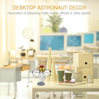 FUOYLOO Astronaut Glasses Stand Eyeglasses Holder Storage Rack Home Ornament Office Decor Desktop Display Organizer