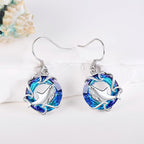 URONE 925 Sterling Silver Earrings Hook Dangle Earrings Jewelry Gifts for Women