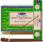Spicy Patchouli Incense Sticks and Incense Stick Holder Bundle Insence