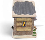Black Bear Lodge Porcelain Christmas Village with LED Lights