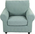KRFOONN 2 Piece Chair Covers Printed Sofa Covers Couch Covers Washable Armchair Sofa Couch Slipcover Furniture Protector with Elastic Bottom for Living Room (Armchair, 68), Small