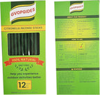 Large Citronella Incense Sticks 12 Pieces per Box, Made from Natural Plants, Suitable for Outdoors, by The Pool, in The Yard