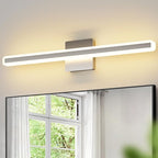 31.5 Inch Dimmable Bathroom Vanity Lights Over Mirror 5 Color Temperature Vanity Lighting Fixtures for Bath Brushed Nickel Bathroom Light fixtures Bar 5CCT