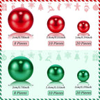 124 Pcs Christmas Vase Filler Pearls for Vase Filler Christmas Table Decor Floating Candles Centerpiece with 8 Floating Candles for Table Party Festival Decor, Not Included Clear Beads(Tree, Box)