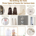 LINFIDITE 15 Pack Baseball Hat Rack Hanger Holder Organizer Multi Hook Wall Mounted Over Door Cap Display Storage Rack Cap Holder, Closet HangingStorage Rack w Hanging Hook White