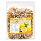 iGAOZM Dehydrated Dried Lemon Slices,7.05oz/200g,No Sugar Added,Natural Dried Lime Slices,Dehydrated Fruit for Cocktails Garnish,Craft Decoration,DIY