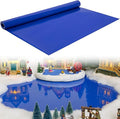 Wehhbtye 59'' x 15.7'' Christmas Village Ocean Display Mat, Christmas Village Miniature Ocean Mat, Xmas Villages PVC Pad Decoration for Holiday Mini Landscape Scene Accessories