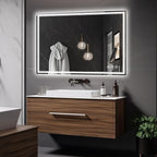 40x30 Inch LED Bathroom Mirror with Frontlit & Backlit（Independent Control）, Lighted Mirror for Bathroom Wall with 3-Color Dimmable & Anti-Fog, Vanity Mirror with Lights