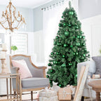 Emerald Green 3.2" Large Christmas Balls - Christmas Tree Decoration Ornaments Shatterproof Hanging Balls for Birthday Halloween Holiday Wedding Decorations Set of 10pcs