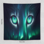 VUMIVI Cat Eye Galaxy Tapestry Mystical Northern Lights Starry Sky Abstract Aurora Art Magical Fantasy Decor Tapestry Wall Hanging for Living Room Bedroom Dorm Classroom Aesthetic Decor W60xL60in