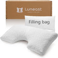 Memory Foam Pillows for Sleeping Adjustable Bamboo Blend Breathable Bed Pillow for Side, Back, and Stomach Sleepers Washable Pillow Cover Cloud Nest King Size 18X34 in