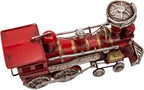 Berfutall-11'' Iron Classic Red Truck Pick-up Model Collectible Vehicle Decoration, Metal Truck Christmas Decor ，Unique Blend of Vintage, Rustic, Farmhouse Truck Decor for Table Top Decor. (D Small)