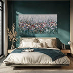 GAIDUOMAI Floral Canvas Prints Retro Wall Art Nature Art Posters for Home Wildflower Painting for Living Room Hallway Decor 29x58 Inch Large Size