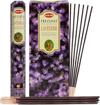 TRUMIRI Incense Stick Holder Bundle with Hem Precious Lavender 20g Incense Sticks - Pack of 6 (Approx 120 Sticks)