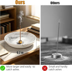 Incense Holder for Sticks Round Insence Bowl Minimalist Plate 6.2 ” Width