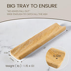 Koville Marble Incense Holder, Incense Holder for Sticks, Incense Sticks Holder Ash Catcher for Meditation Yoga SPA, Natural Stone Incense Burner, Home Table Decor (Yellow)