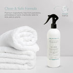 FIELD FLEUR Sea Grass Linen & Room Spray 15.5 oz - Aromatic & Refreshing Bedding & Fabric Mist - Air Freshener for Clothes & Sofas - Notes of Blackcurrant, Jasmine & Sandalwood - Made in USA
